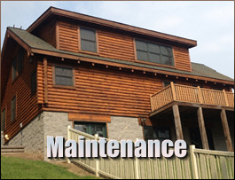  Zirconia, North Carolina Log Home Maintenance